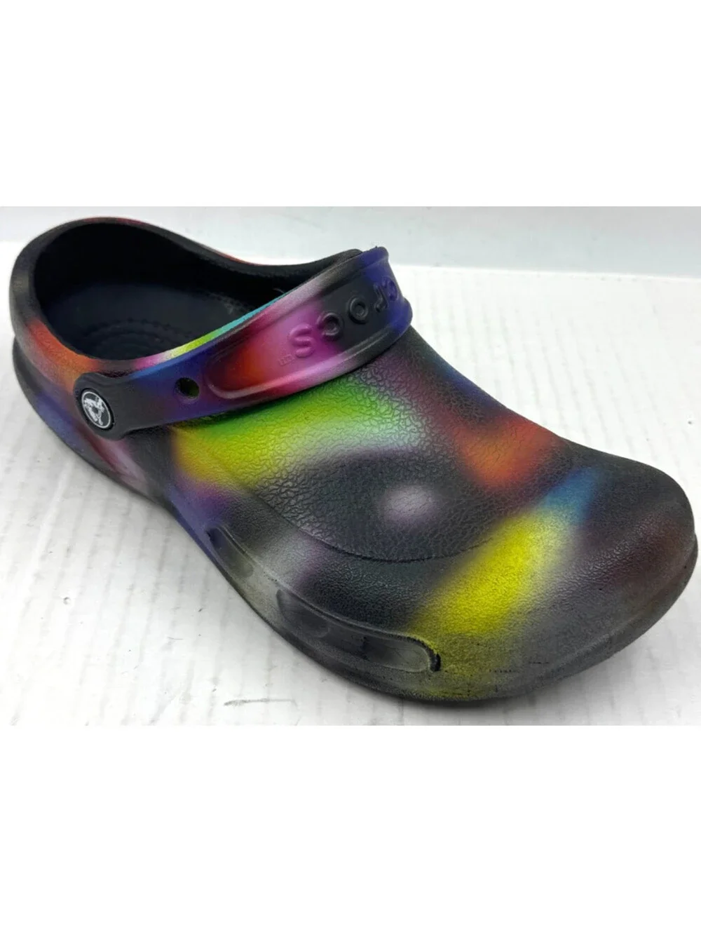 Crocs Bistro  Men's Clogs Size 7 Multicolor Slip Resistant Slip-On Shoes